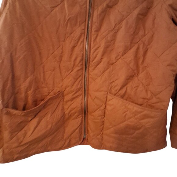 Duluth Trading Company Golden Harvest Quilted Bomber jacket womens XXL Fall - Picture 4 of 6